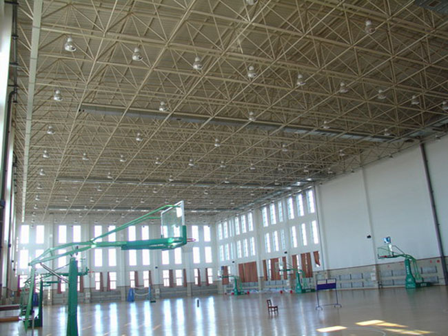 青岛篮球馆网架案例