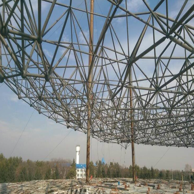 青岛球形网架钢结构施工方案